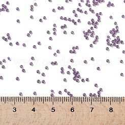 MIYUKIラウンドロカイユビーズ  日本製シードビーズ  （rr2264)派手な裏地付きラベンダー  15/0  1.5mm  穴：0.7mm  約5555PCS /ボトル  10 G /ボトル&nbsp;SEED-JP0010-RR2264