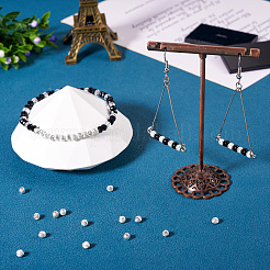 20 шт. 925 рифленые круглые бусины-разделители из стерлингового серебра&nbsp;STER-TA0001-32