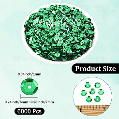 6000 pz di perline di plastica&nbsp;PVC-PA0001-01C