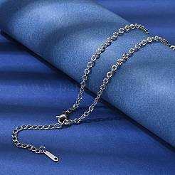 12 Stück 2.8 mm 304 Edelstahl strukturierte Kabelkette Halskette für Damen und Herren&nbsp;NJEW-H093-18P-03