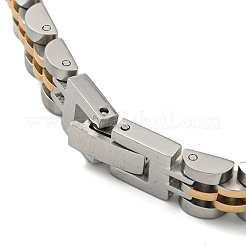 Bracelet à maillons épais en acier inoxydable 304 avec placage ionique (IP)&nbsp;BJEW-G649-09B-E