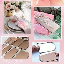 20 Acryl-Sitzplatzschild für Hochzeiten&nbsp;AJEW-BM0001-24B