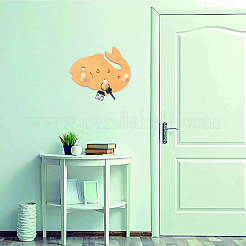 Деревянные настенные крючки вешалки HJEW-CN0001-10