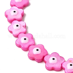 Окрашенные нити бусин из натуральных пресноводных ракушек&nbsp;SHEL-A006-03A