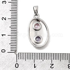 Латунные микро проложить кубического циркония подвески&nbsp;KK-P336-19P