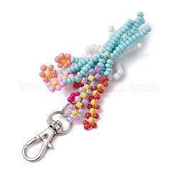 Букет стеклянный бисер подвеска украшение&nbsp;HJEW-JM02561-03