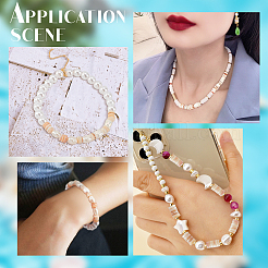 3 нитка 3 стиля натуральные пресноводные ракушки бусины нитки SHEL-NB0001-48