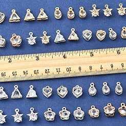 Подвески из сплава 40шт 10 стиля ZIRC-FS0001-02