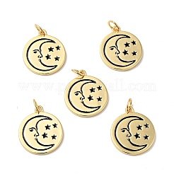 Подвески из латуни с эмалью в стойку&nbsp;KK-H431-28G