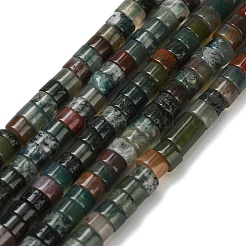 Природного индийского агата бисер нитей G-Z110-A17-2x4mm