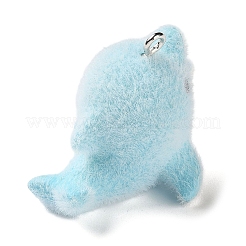 Флокированные подвески из непрозрачной смолы&nbsp;LS-RESI-D017-02A-P