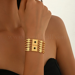 Винтажные многорядные браслеты из сплава с микропаве из кубических цирконий FM7028