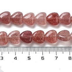 Природного кварца клубники нитей бисера G-R190-10mm-34
