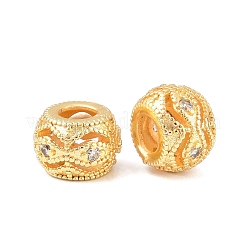 Латунные микропаве из прозрачного кубического циркония KK-C142-12C-G