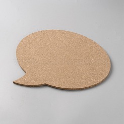 3 Stück 3 Stile Sprechblasenform Kork Memoboard-Sets&nbsp;DIY-WH0591-307