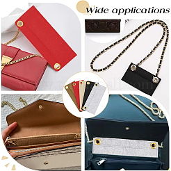 5 Stück 5 Farben Filz-Taschen-Organizer-Einsatz&nbsp;AJEW-WR0002-47