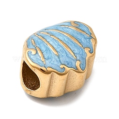 304 нержавеющая сталь эмалированные европейские бусины STAS-D153-32G