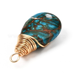 Кулоны из натуральной императорской яшмы PALLOY-JF00979