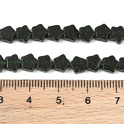Sintetici verde perline Goldstone fili&nbsp;GG-CBA199E-C03-02