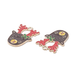 Рождественские эмали сплава подвески ENAM-O053-01KCG-01
