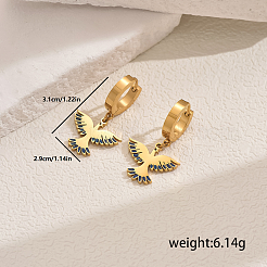 Серьги-кольца из нержавеющей стали Metal Bird 201 для женщин&nbsp;SE6238-4