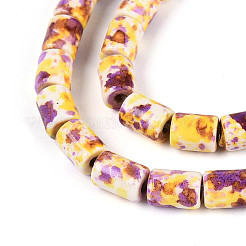 Синтетических нитей бирюзовые бусы&nbsp;TURQ-T005-01A-01