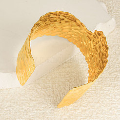 Европейские и американские стили 304 нержавеющая сталь кованые браслеты-манжеты для женщин&nbsp;WY5532-2