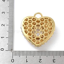 Стойка покрытие латунь микропаве прозрачный кубический цирконий с абс пластиковыми подвесками в виде жемчуга KK-G515-55G