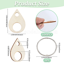 100 шт. бобины из МДФ-плиты DIY-GF0011-13D