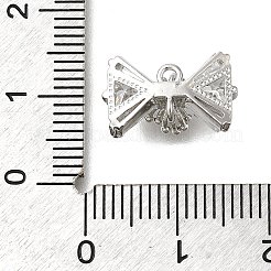 Pendentifs avec zircon cubiques à micro-pavés en laiton&nbsp;KK-U061-22P