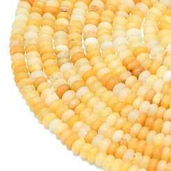 Природный Топаз нефрита бисер нитей G-P575-A41-4x2mm