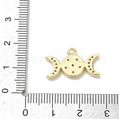 Pendenti in zirconi cubici trasparenti in micro pavè di ottone&nbsp;KK-A300-10B-G