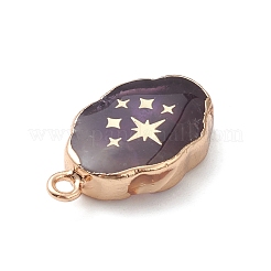 Подвески из натурального аметиста &nbsp;G-K333-01D