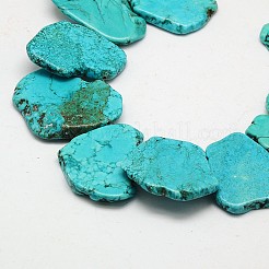 Самородки натуральный магнезит бусины нити G-N0132-27