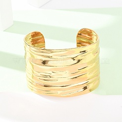 Браслеты-манжеты из нержавеющей стали 304&nbsp;BJEW-P382-01C-G