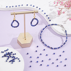 2 нити натуральных содалитовых бусин нити G-OC0004-85