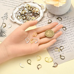 100 шт. латунные серьги с защелкой&nbsp;KK-YW0003-37AB