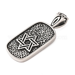 Большие подвески из хирургической нержавеющей стали 316 STAS-Z073-56AS-01