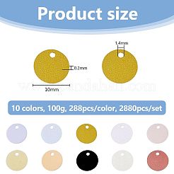2880 шт. 10-х цветные аксессуары для украшения&nbsp;KY-DC0001-49B