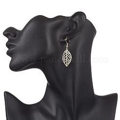 Латунь болтающийся серьги EJEW-JE06574