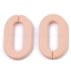 Anneaux de liaison en acrylique opaque peint à la bombe&nbsp;OACR-N009-002A-A14
