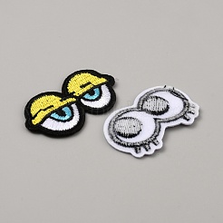 Computergesteuerte Stickerei Stoff zum Aufbügeln / Aufnähen von Patches&nbsp;DIY-WH0386-04
