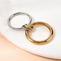 Кольца из нержавеющей стали 304&nbsp;RJEW-Z133-01C-02GP