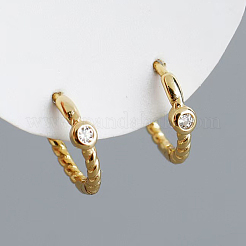 Элегантные винтажные серьги-кольца из стерлингового серебра s925 WG3298-1