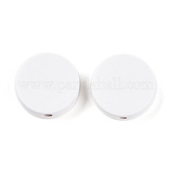 Расписные бусы из натурального дерева WOOD-WH0038-35A-02