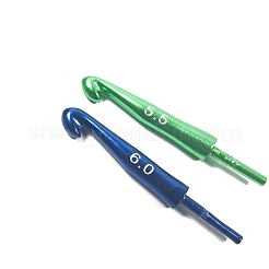 アルミかぎ針編みのフック針  かぎ針編みの裁縫道具を編むため  ミックスカラー  パッキング：250x145x30mm&nbsp;PW-WG16519-01