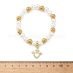 Латунь браслеты простирания BJEW-C098-04