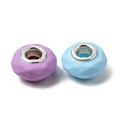 Граненые европейские бусины из смолы RESI-C063-02F