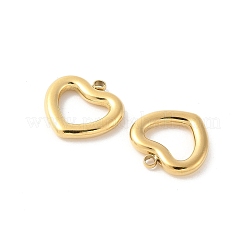 Подвески в форме сердца из нержавеющей стали 304 STAS-L022-417G