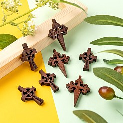 40pcs 2 Stil Holzanhänger&nbsp;WOOD-LS0001-17